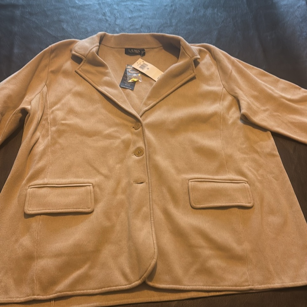NWT Ralph Lauren Brown Jacket Size 3X - Picture 3 of 12